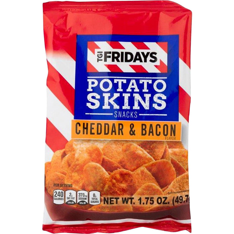Utz TGI Fridays Cheddar/Bacon Snack Chips, Gluten-free, 55 / Carton, IVT30563