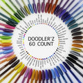 Zebra Doodler'z Gel Stick Pens, 60 / Pack, ZEB41960