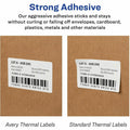 Avery Direct Thermal Roll Labels, Bright White, 1 Box, AVE04183
