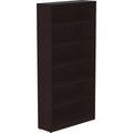 Lorell Laminate Bookcase, Brown, LLR18228
