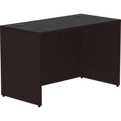 Lorell Essentials Series Rectangular Desk Shell, Brown, LLR18210