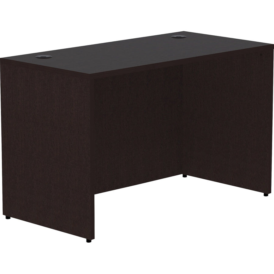 Lorell Essentials Series Rectangular Desk Shell, 1" Thickness, Modesty Panel, LLR18210