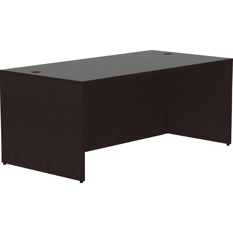 Lorell Essentials Series Rectangular Desk Shell, 1" Thickness - Top, Laminated, LLR18209