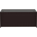 Lorell Essentials Series Rectangular Desk Shell, Brown, LLR18207