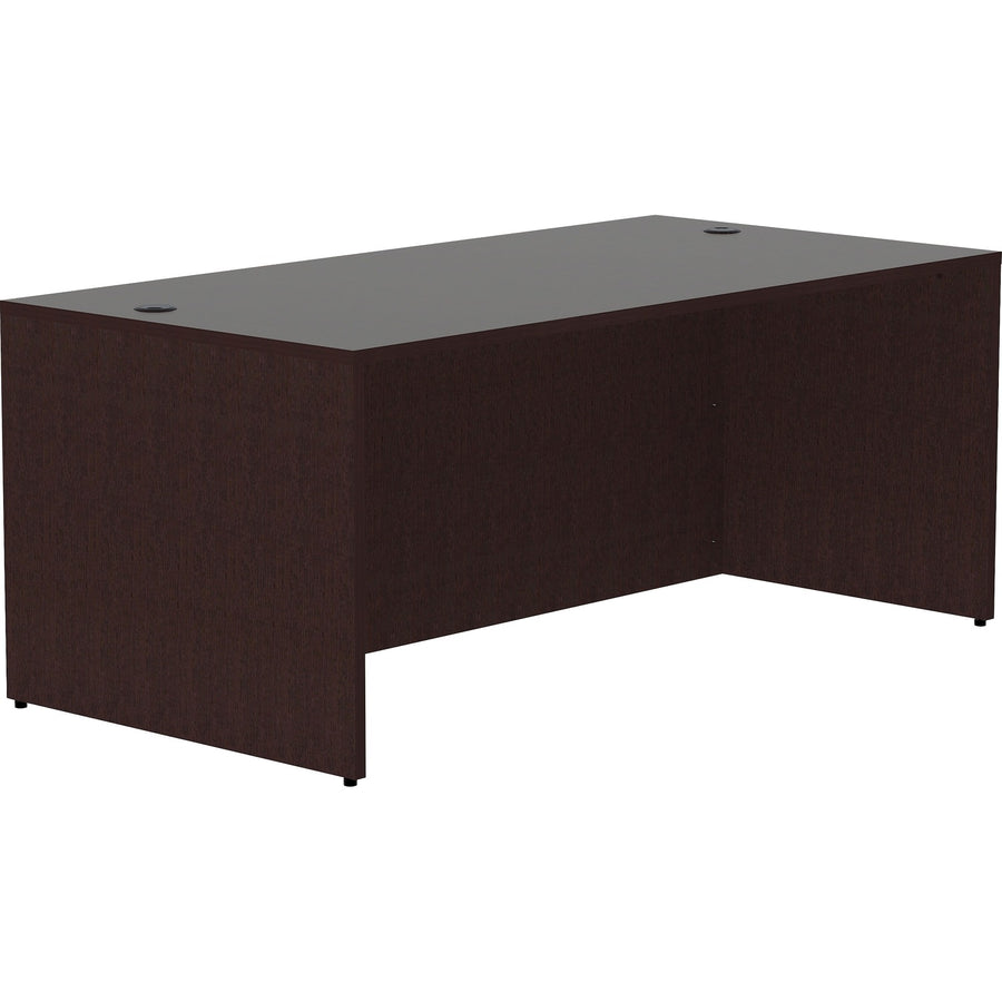 Lorell Essentials Series Rectangular Desk Shell, Laminated, LLR18206