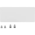 Lorell Relevance Series Modesty/Privacy Panel, Clear, LLR16246