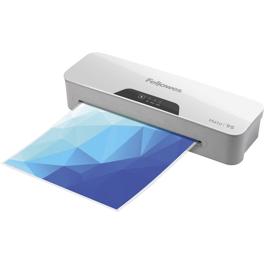 Fellowes Halo 95 Laminator & Pouch Starter Kit, 13.5" x 3", Energy Saver, FEL5753001