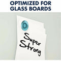 ACCO Quartet Glass Board Magnets, Clear, 12 / Pack, QRT85393