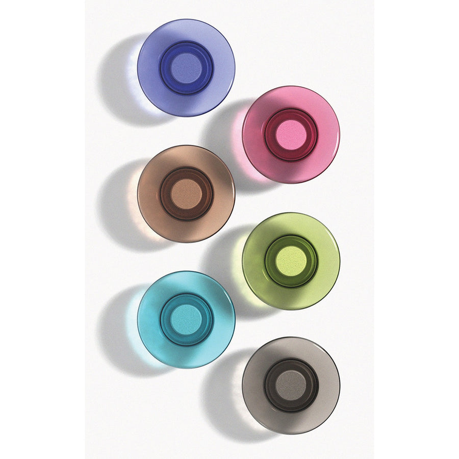 Quartet Glass Board Magnets, Assorted, Neodymium, Rounded Edge, 6 / Pack, QRT85392