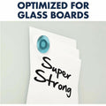 ACCO Quartet Glass Board Magnets, Assorted, 6 / Pack, QRT85392