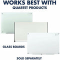 ACCO Quartet Glass Board Magnets, Assorted, 6 / Pack, QRT85392