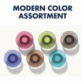 ACCO Quartet Glass Board Magnets, Assorted, 6 / Pack, QRT85392