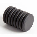 U High Energy Metal Magnets, Black, 8 / Pack, UBR3021U0012