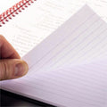 HAMELIN Black n' Red Hardcover Twinwire Business Notebook, 3 / Pack, JDK400123488