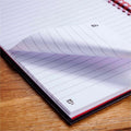 HAMELIN Black n' Red Hardcover Twinwire Business Notebook, 3 / Pack, JDK400123488