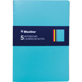 Dominion Blueline Rediform Blueline 5 Notebooks Pack, 5 3/4" x 8 1/4", 5 / Pack, REDA85