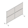Lorell Adaptable Panel Divider, Charcoal, LLR90277