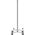 Lorell Adaptable Panel Legs for 50"H Configuration, Silver, 1 Set, LLR90272