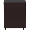 Lorell Essentials Series Box/Box/File Mobile File Cabinet, Dual Color, LLR18218