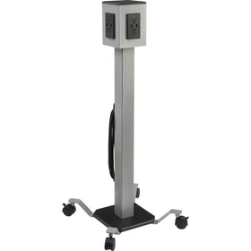 Lorell Mobile Power Tower, Gray, LLR34000