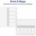 Avery Dividers, 5 Tabs, Ready Index (6 Sets of 11821), White, 1 Pack, AVE11821