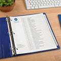 Avery Ready Index A-Z 26 Tab Dividers, Customizable TOC, 1 Set (11828), White, AVE11828