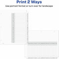 Avery Ready Index A-Z 26 Tab Dividers, Customizable TOC, 1 Set (11828), White, AVE11828