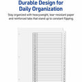 Avery 1-31 Dividers, 31 Tabs, Ready Index (6 Sets of 11827), White, 1 Pack, AVE11827