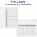 Avery 1-31 Dividers, 31 Tabs, Ready Index (6 Sets of 11827), White, 1 Pack, AVE11827