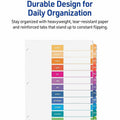 Avery Jan-Dec Dividers, 12 Tabs, Ready Index (6 Sets of 11830), White, 1 Pack, AVE11830