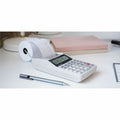 Sharp EL-1611V 12-digit Mini Printing Calculator, Off White, SHREL1611V