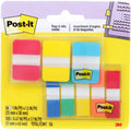 3M Post-it Tabs and Flags Combo Pack, Orange, 136 / Pack, MMM686COMBO1