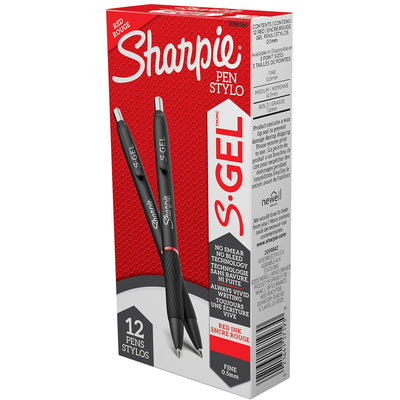 Newell Sharpie S-Gel Pens, 1 Dozen, SAN2096166