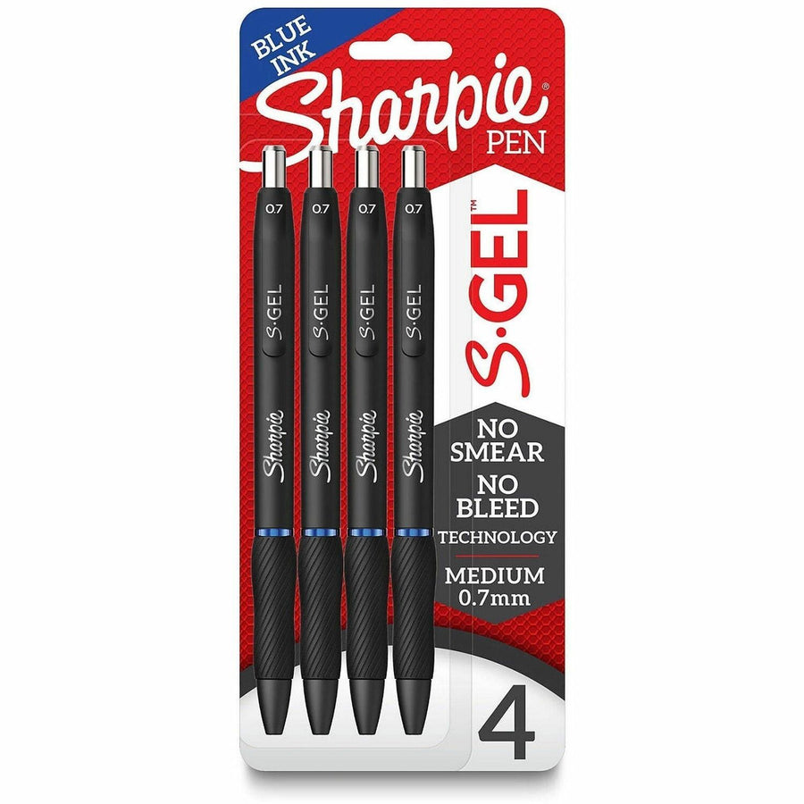 Sharpie S-Gel Pens, 0.30" x 7", Blue, Clip, 1 / Box, SAN2096176