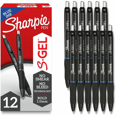 Newell Sharpie S-Gel Pens, 1 Dozen, SAN2096187