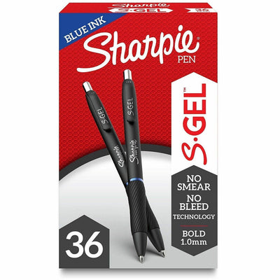 Newell Sharpie S-Gel Retractable Pens, 36 / Box, SAN2096127