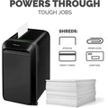 Fellowes Powershred LX220 Micro Cut Shredder, Black, FEL5015401