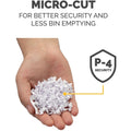 Fellowes Powershred LX210 100% Jam Proof Micro-cut Shredder, White, FEL5015301