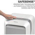 Fellowes Powershred LX210 100% Jam Proof Micro-cut Shredder, White, FEL5015301