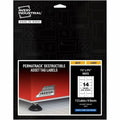 Avery PermaTrack Destructible Asset Tag Labels, White, 1 Pack, AVE60537