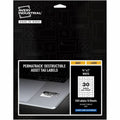 Avery PermaTrack Destructible Asset Tag Labels, White, 1 Pack, AVE60531