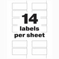 Avery PermaTrack Tamper-Evident Asset Tag Labels, Matte White, 1 Pack, AVE60536