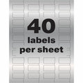 Avery PermaTrack Asset Tag Label, Silver, 1 Pack, AVE61523