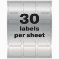 Avery PermaTrack Metallic Asset Tag Labels, 3/4" x 2", 240 Asset Tags, Silver, 1 Pack, AVE61524