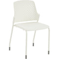 Safco Next Stack Chair, 4 / Carton, SAF4287WH