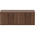 Lorell Panel System Open Storage Cabinet, Walnut, LLR90280