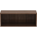 Lorell Panel System Open Storage Cabinet, Walnut, LLR90280