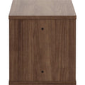 Lorell Panel System Open Storage Cabinet, Walnut, LLR90280