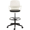 Safco Shell Extended-Height Chair, SAF7014WH