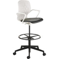 Safco Shell Extended-Height Chair, SAF7014WH